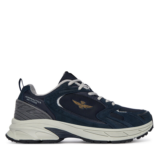 Sneakersy Aeronautica Militare 262SC0301UCT03500 Granatowy - męskie