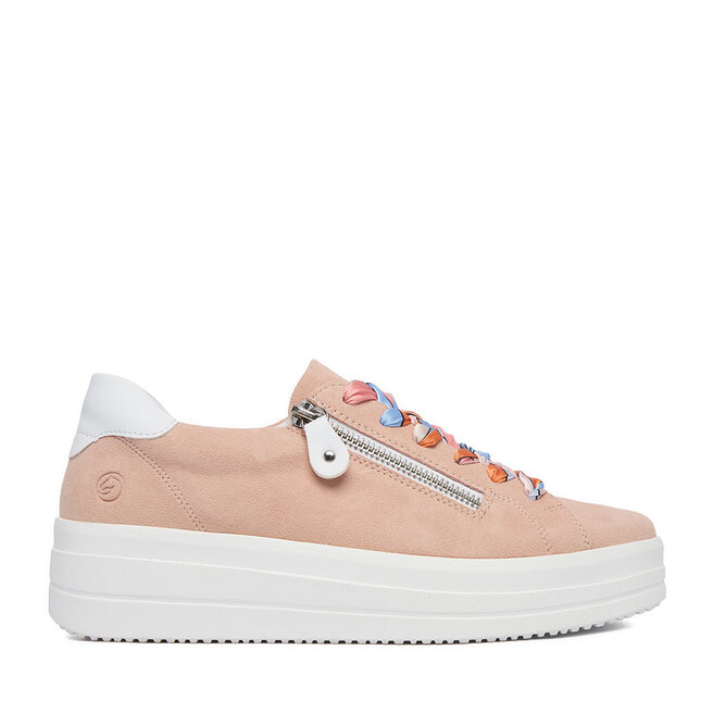 Sneakersy Remonte CEO-D1C06-31 Różowy jasny - kobiece