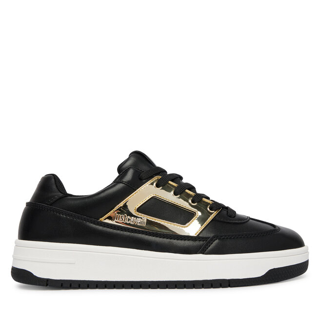 Sneakersy Just Cavalli 80RA3SM2 ZPC07 Czarny - kobiece