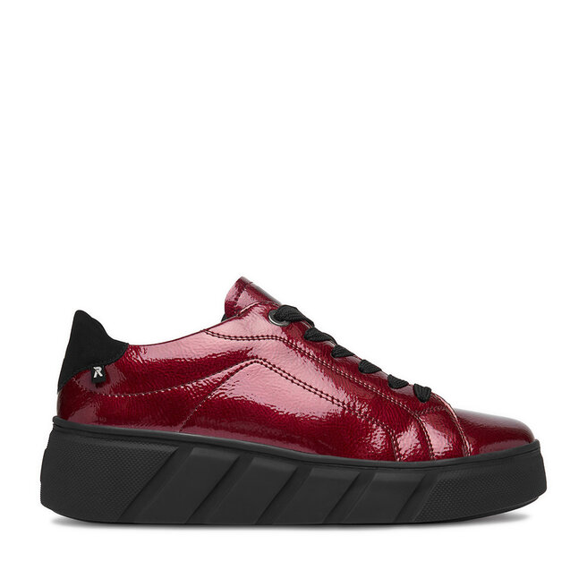 Sneakersy Rieker CEO-W2601-35 Czerwony ciemny - kobiece