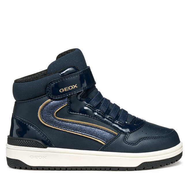 Sneakersy Geox J Washiba J56HXA 05402 C4256 S Granatowy - dziewczęce
