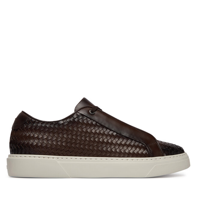 Sneakersy BOSS Gary 50555323 Brązowy - męskie