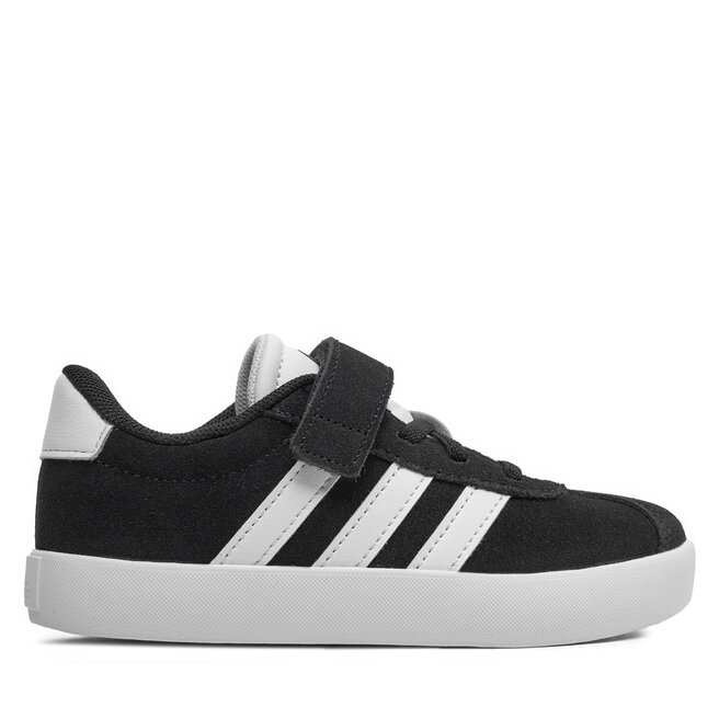 Sneakersy adidas VL Court 3.0 ID9148 Czarny - chłopięce