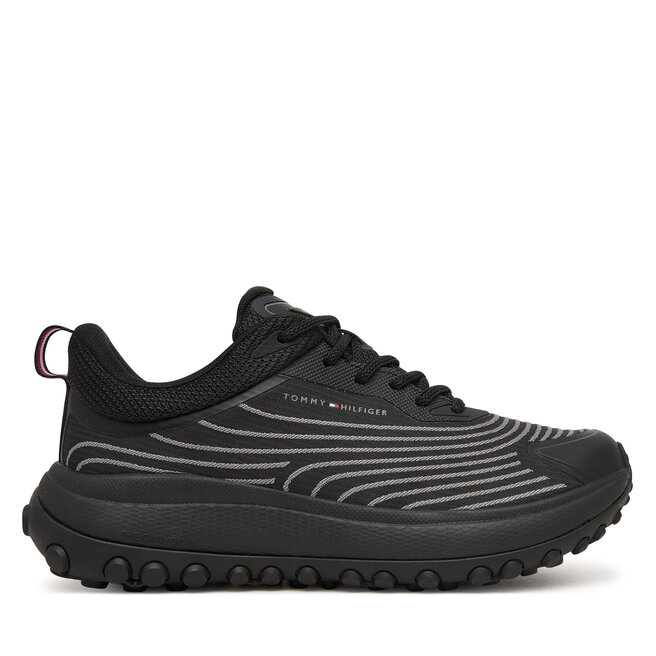 Sneakersy Tommy Hilfiger The Canyon X Knit FW0FW09674 Czarny - kobiece