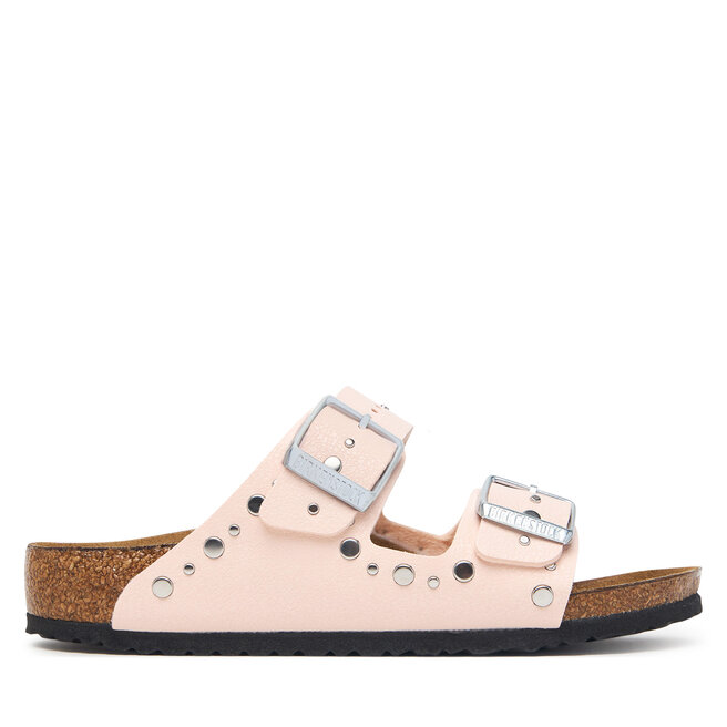 Klapki Birkenstock Arizona Rivets 1032546 M Różowe złoto -