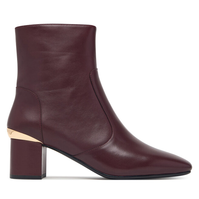 Botki LOVE MOSCHINO JA21085G0PIA0552 Bordowy - kobiece
