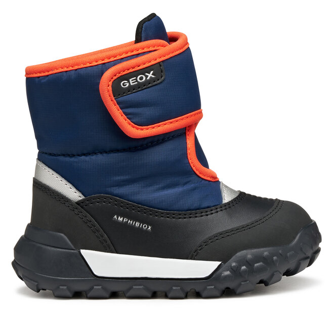 Śniegowce Geox B Trekkyup B Abx B566LA 054FU C0659 M Granatowy - chłopięce