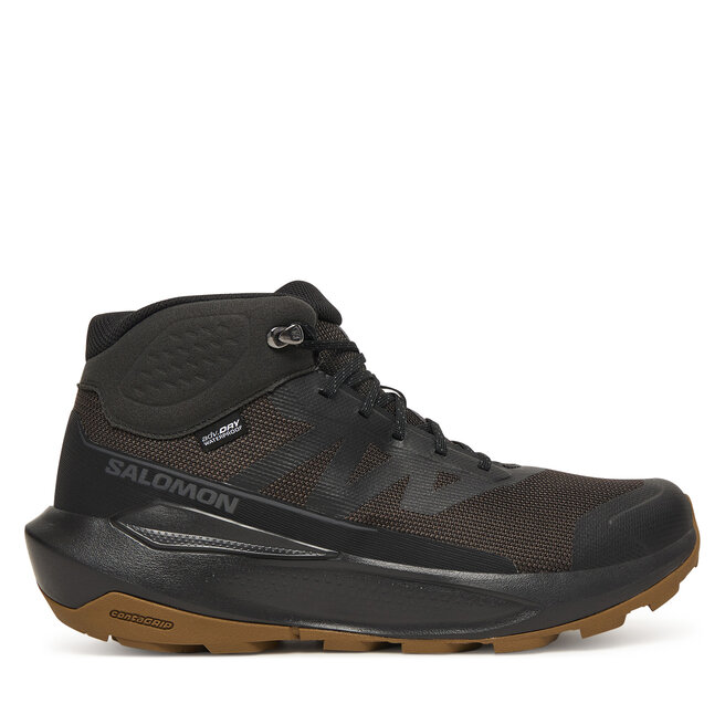 Trekkingi Salomon Elixir Tour Mid Waterproof L47577800 Brązowy - męskie