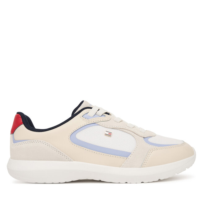 Sneakersy Tommy Hilfiger Light Runner FW0FW09409 Beżowy - kobiece