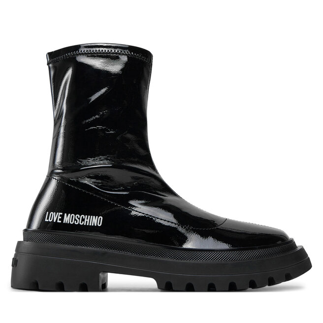 Botki LOVE MOSCHINO JA24225G0LIIZ000 Czarny - kobiece