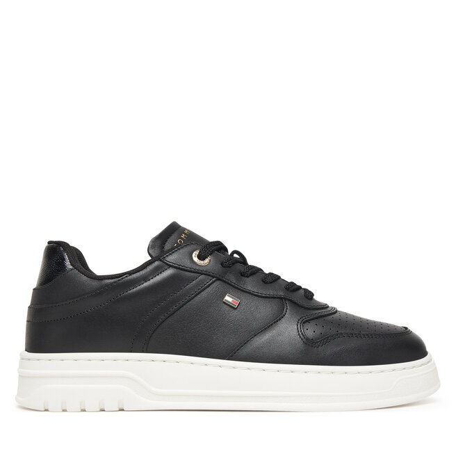Sneakersy Tommy Hilfiger Sporty Cupsole FW0FW08795 Czarny - kobiece
