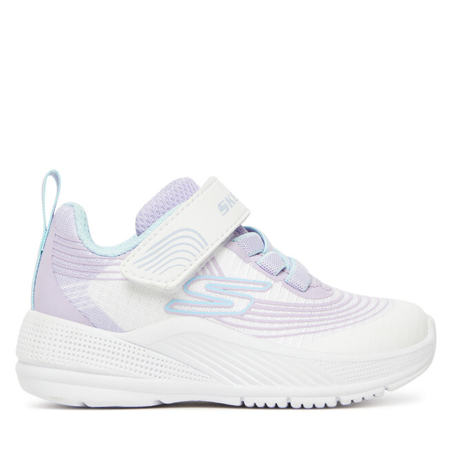 Sneakersy Skechers Microspec Advance 303575N/WLVM Biały - dziewczęce