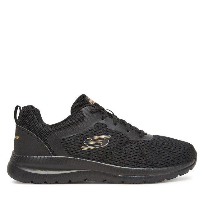Sneakersy Skechers BOUNTIFUL 12607 BKRG_ Czarny - kobiece