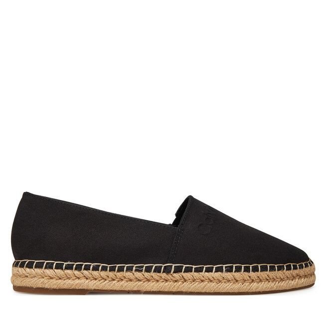 Espadryle Calvin Klein Espadrille Cv Logo HM0HM01808 Czarny - męskie