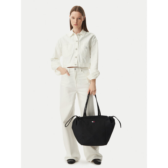 Torebka Tommy Jeans Tjw Ess Daily Tote AW0AW18771 Czarny -