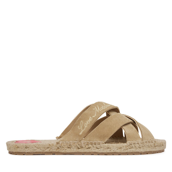 Klapki LOVE MOSCHINO JA28362G0MIG0104 Beżowy -