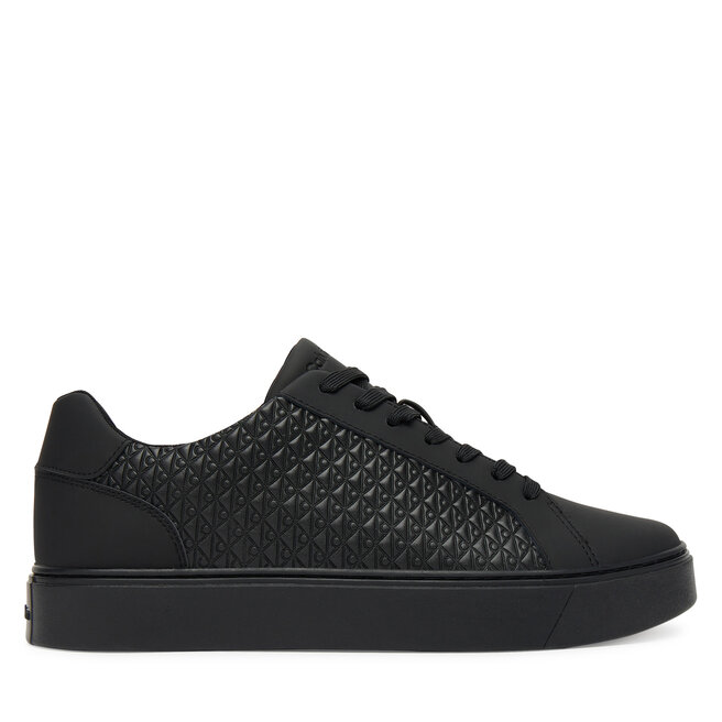 Sneakersy Calvin Klein Jeans Classic Cupsole Laceup Aop YM0YM01431 Czarny - męskie