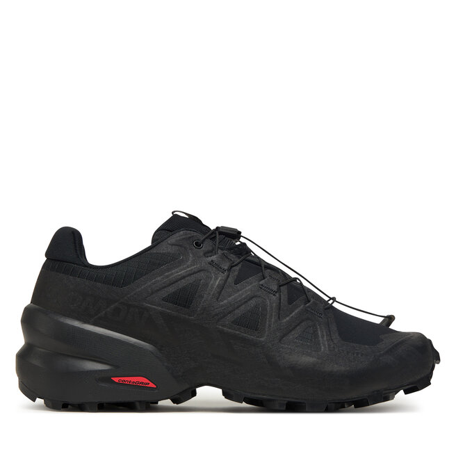 Buty do biegania Salomon Speedcross 6 Wide L41744000 Czarny - męskie
