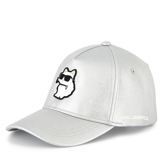 Czapka z daszkiem KARL LAGERFELD Z30392 Szary -