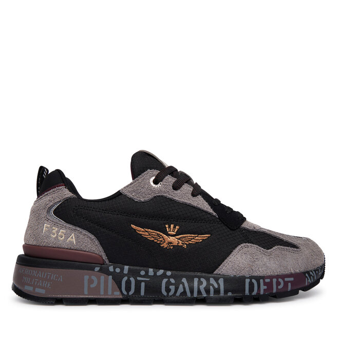 Sneakersy Aeronautica Militare 262SC0276UCT03546 Szary - męskie