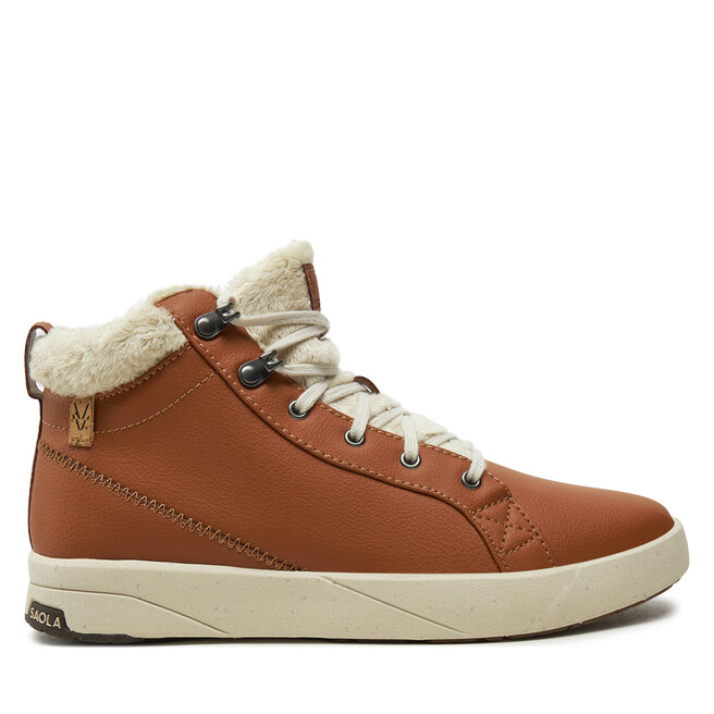 Sneakersy Saola Bergen warm SAO5110 Brązowy - kobiece