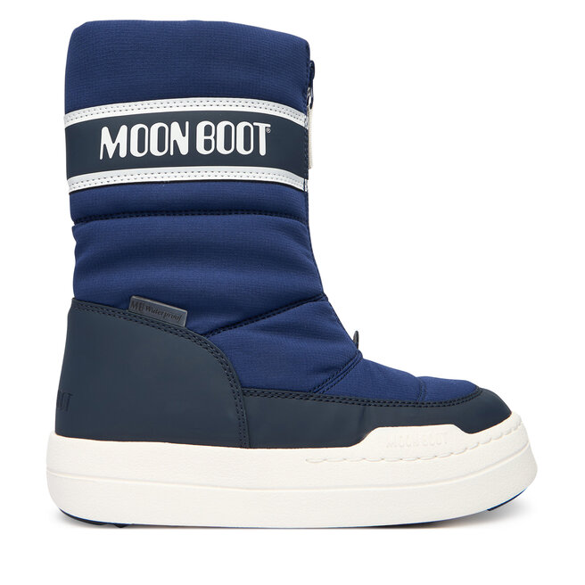 Śniegowce Moon Boot Jr Park Zip High Wp 80D3440080 D Granatowy - dziewczęce