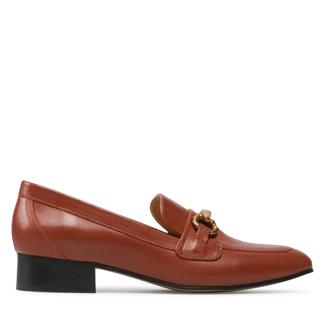Loafersy GINO ROSSI 81200 Brązowy - kobiece