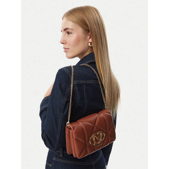 Torebka LOVE MOSCHINO JC4043PP0PLC0208 Brązowy jasny -