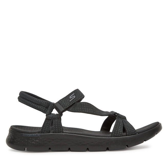 Sandały Skechers Go Walk Flex Sandal-Sublime 141451/BBK Czarny - kobiece