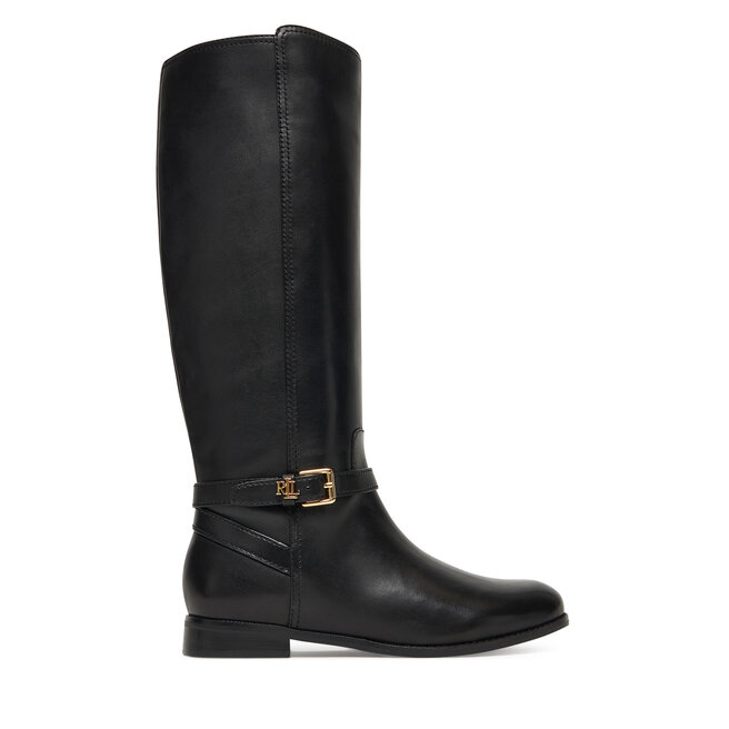 Oficerki LAUREN RALPH LAUREN Brooke Tll 2 Bo Tal 802967769001 Czarny - kobiece