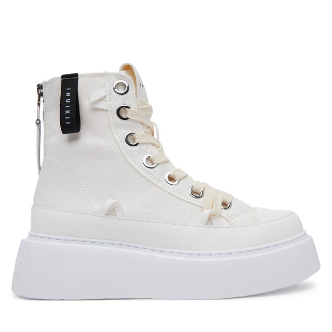 Trampki Inuikii Matilda Canvas High 30103-025 Biały - kobiece