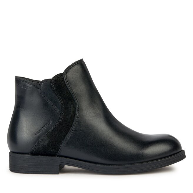 Botki Geox J Agata Girl Wpf J36HZA 04377 C9999 D Czarny - dziewczęce