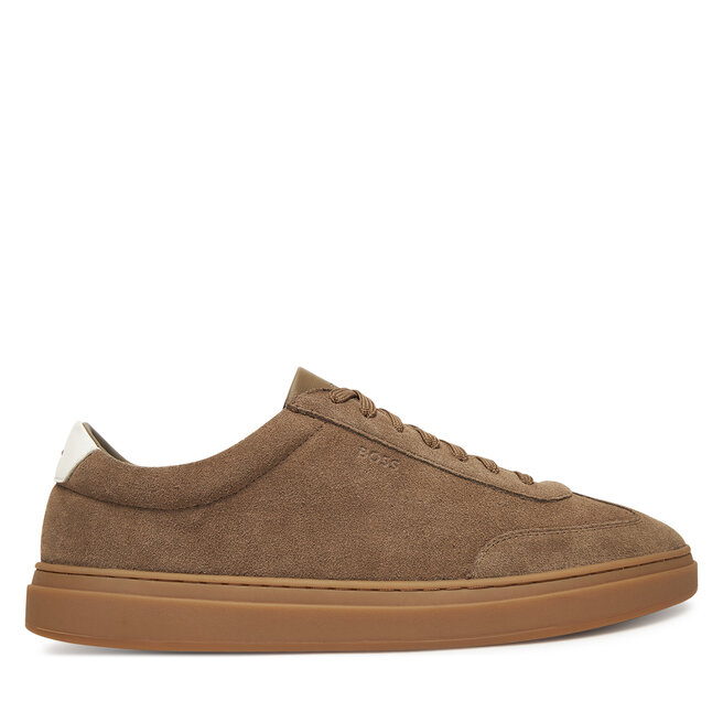 Sneakersy BOSS Kieran 50548715 Brązowy - męskie