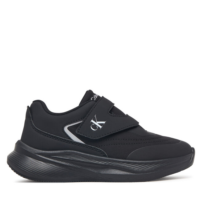 Sneakersy Calvin Klein Low Cut Velcro Sneaker V1X9-83478-1861 S Czarny - chłopięce