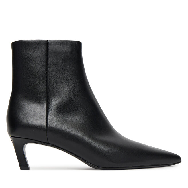 Botki Calvin Klein Ess Kitten Heel Ankle Boot HW0HW02586 Czarny - kobiece