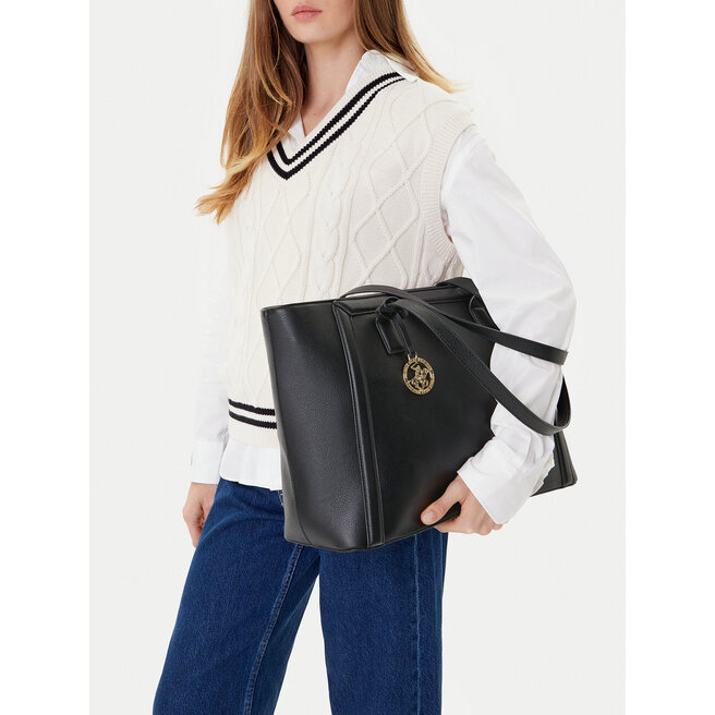 Torebka Beverly Hills Polo Club CEO-BHPC-L-007-08 Czarny -
