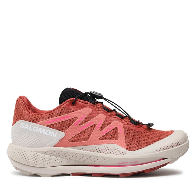 Buty do biegania Salomon Pulsar Trail L47385500 Czerwony - kobiece