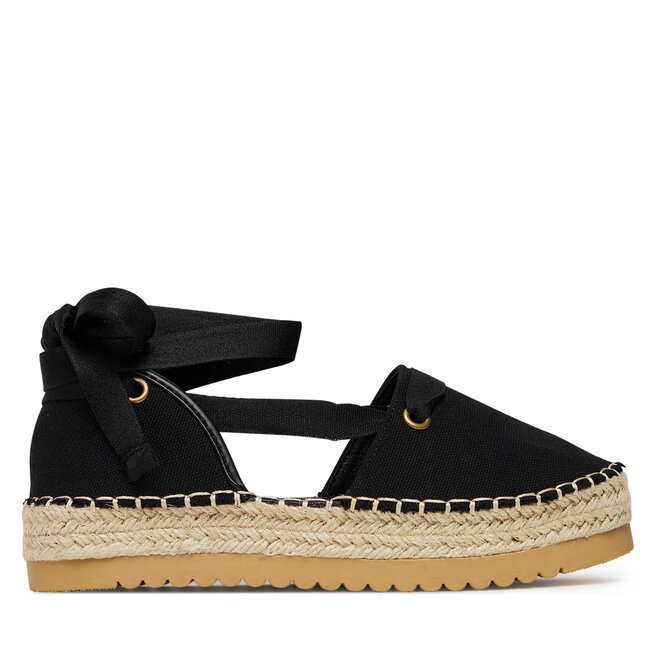Espadryle DeeZee ZYLS093 Czarny - kobiece