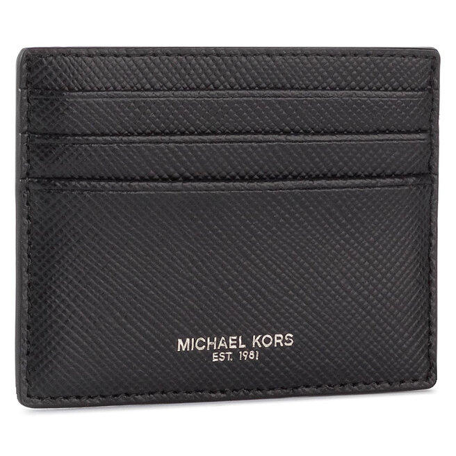 Etui na karty kredytowe MICHAEL Michael Kors Tall Card Case 39F6LHRD2L Czarny -