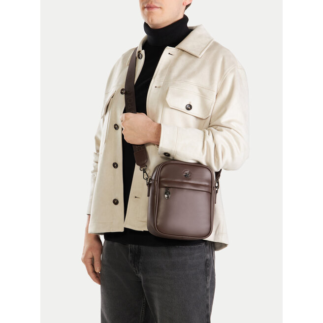 Saszetka Beverly Hills Polo Club CWBEO-BHPC-L-018-07 Brązowy ciemny -