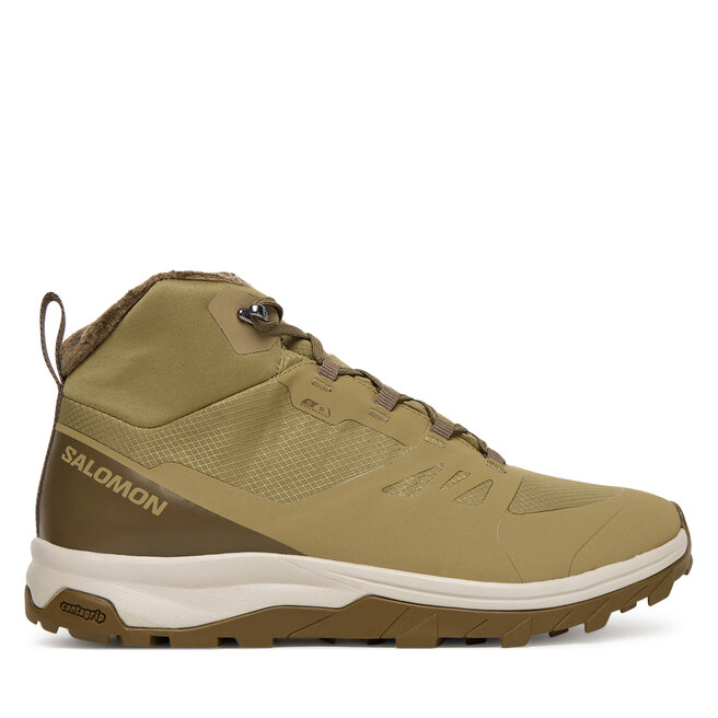 Trekkingi Salomon Outsnap Waterproof L47854000 Zielony - męskie