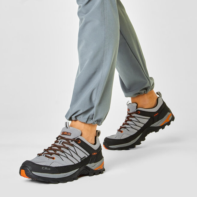 Trekkingi CMP Rigel Low Trekking Shoes Wp 3Q54457 Szary - męskie