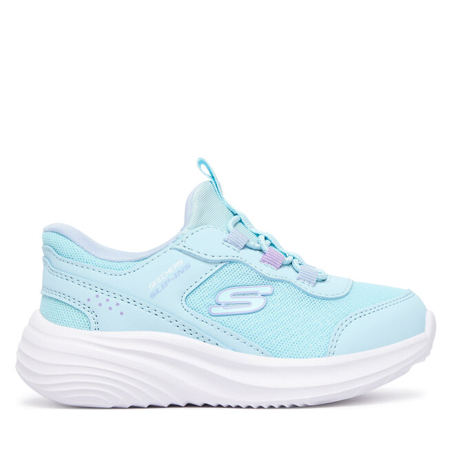 Sneakersy Skechers Bounder Pro - Step One 303690N/MNT Niebieski - dziewczęce