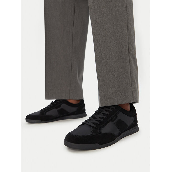 Sneakersy BOSS Nitan 50557883 Czarny - męskie