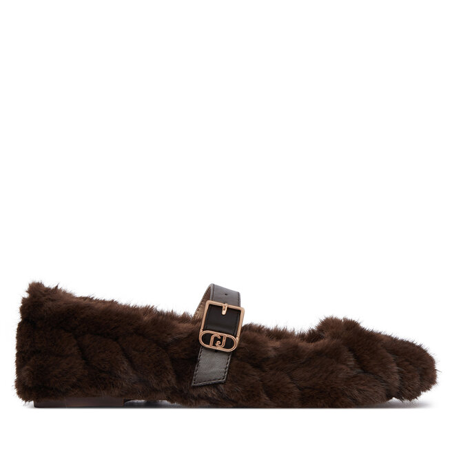 Baleriny Liu Jo Brigitte 11 SF6125 TX138 Brązowy -