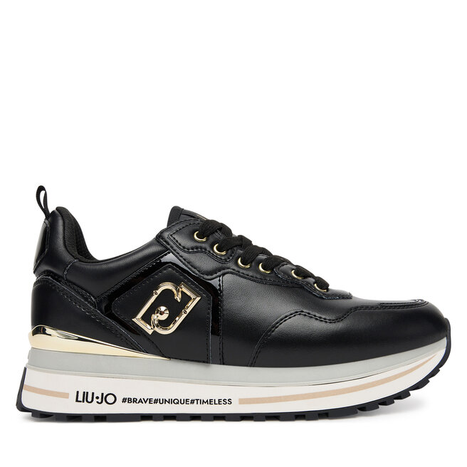Sneakersy Liu Jo Maxi Wonder 01 BF5009 P0102 Czarny - kobiece