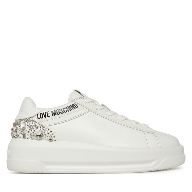 Sneakersy LOVE MOSCHINO JA15305G0NIAL10A Biały - kobiece