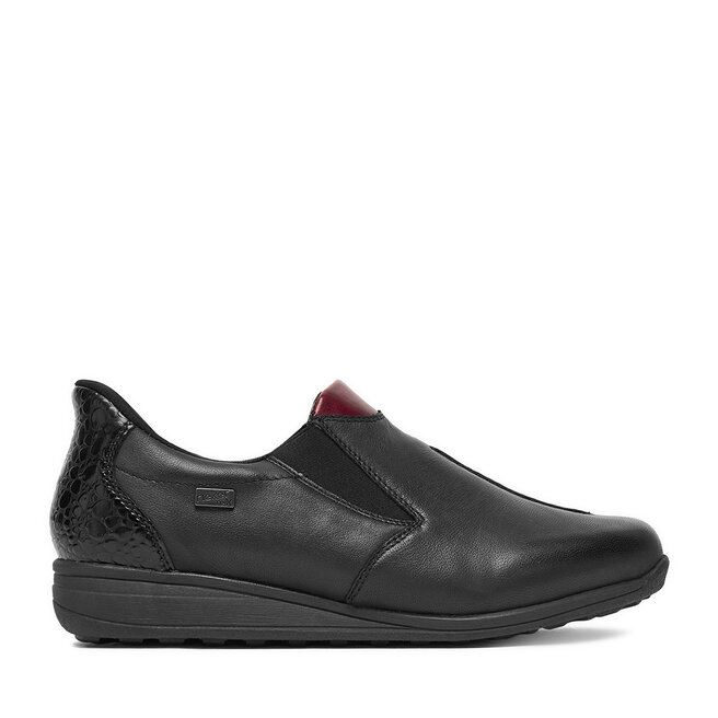 Półbuty Rieker 47253-00 Czarny - kobiece