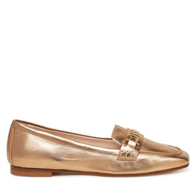 Loafersy Pollini PA10121C0MPE0900 Złoty - kobiece