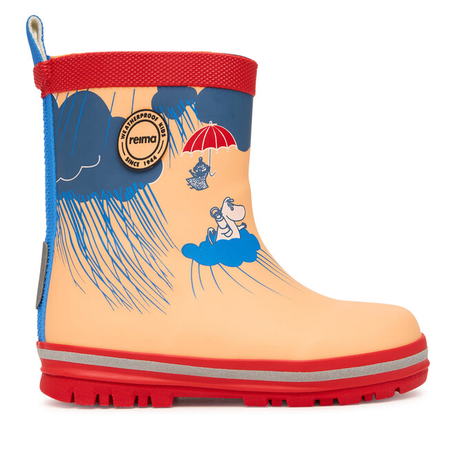 Kalosze Reima Moomin Magisk Rain Boots 5400001B-26C1 Pomarańczowy - chłopięce